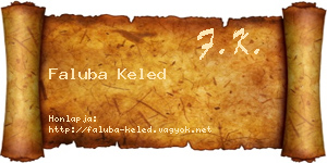 Faluba Keled névjegykártya
